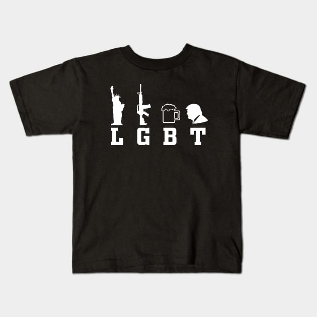 Pro 2nd Amendment Kids T-Shirt by GreenGuyTeesStore